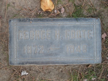 Foote,   George Henry gravesite