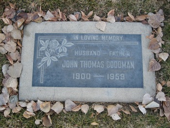Goodman,   John Thomas gravesite