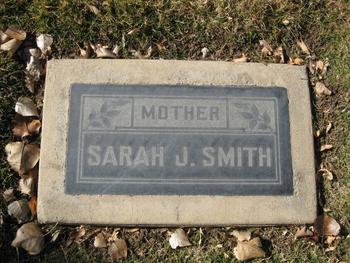 Smith,   Sarah J. gravesite