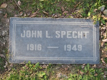 Specht,   John Lorraine gravesite