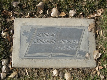 Garritano,   Marie gravesite