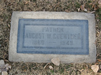 Guenther,   August William gravesite