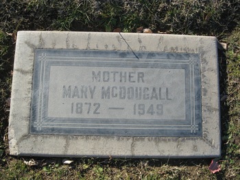 McDougall,   Mary gravesite