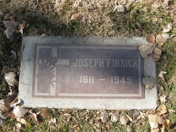 Firsick,   Joseph gravesite