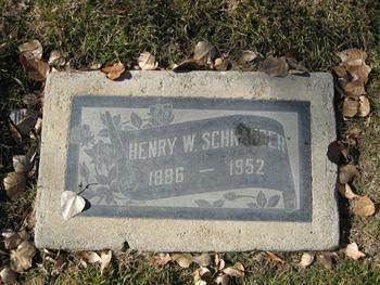 Schrader,   Henry William gravesite