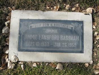 Bassham,   Jimmie Lanseford gravesite