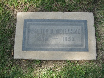 Wellcome,   Walter Dyer gravesite