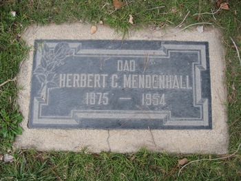 Mendenhall,   Herbert C. gravesite
