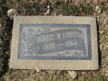 Edmiston,   Mateel Maxine gravesite