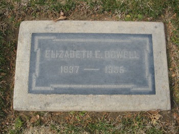 Dowell, Elizabeth Edna gravesite