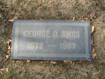 Amos,   George Oramel gravesite