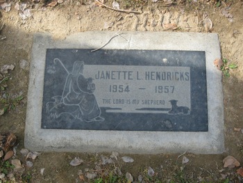 Hendricks,   Janette Louise gravesite