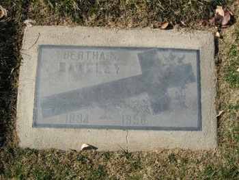 Badgley,   Bertha Mary gravesite