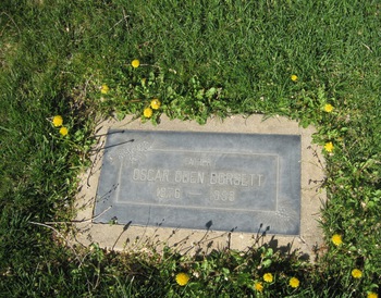 Dorsett, Oscar Oden gravesite
