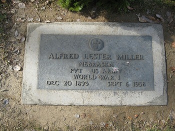 Miller,   Alfred Lester gravesite