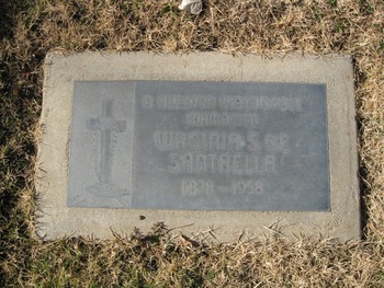 de Santaella, Virginia Sanchez gravesite