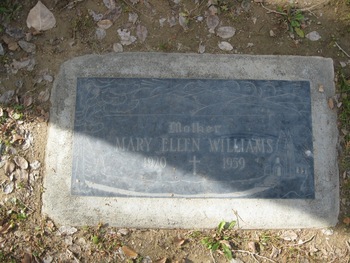 Williams,   Mary Ellen gravesite