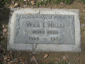 Miller,   Viola Ione gravesite