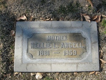 Angell,   Nellie Lenore gravesite