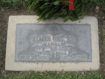 Belvill,   Elmer gravesite