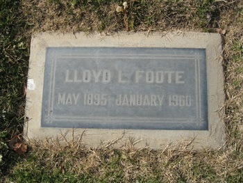 Foote,   Lloyd Leslie gravesite