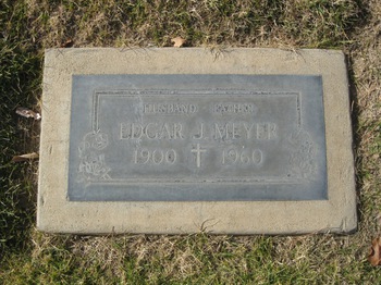 Meyer,   Edgar Jacob gravesite
