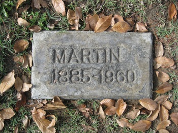 Martin,   Edith gravesite
