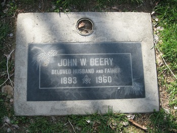 Beery,   John Wesley gravesite
