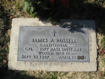 Russell,   James A. gravesite