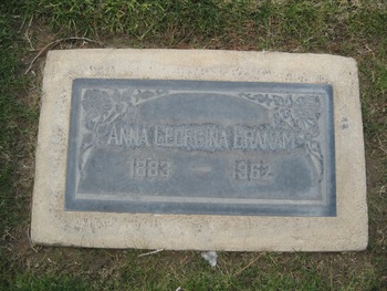 Branam,   Anna Georgia gravesite