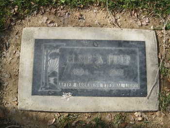 Fulp,   Elsie Arline gravesite