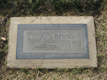 Benson,   Lloyd H. gravesite