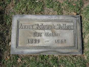 Sellers,   Anna M. gravesite