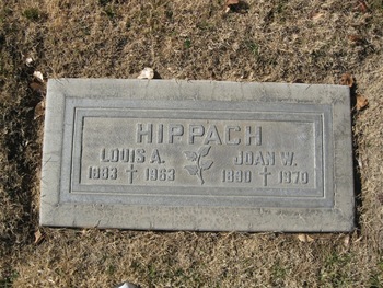 Hippach,   Louis A. gravesite