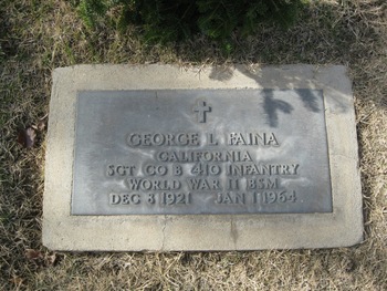Faina,   George L. gravesite