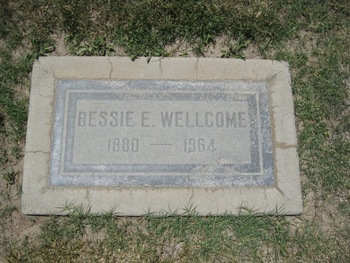 Wellcome,   Bessie E. gravesite