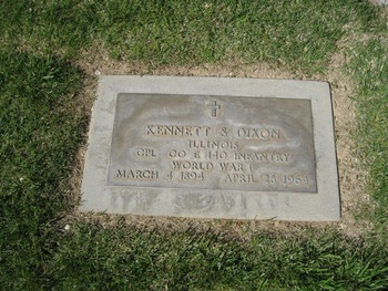 Dixon,   Kennett S. gravesite