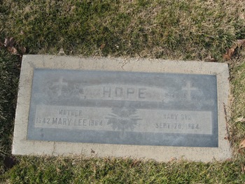 Hope, Baby Son gravesite