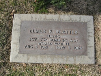 Blatter,   Elmer R. gravesite