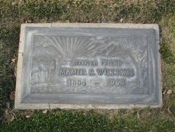 Williams,   Mamie S. gravesite