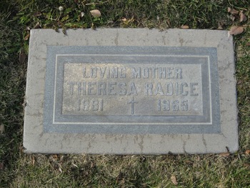 Radice,   Theresa Marie gravesite