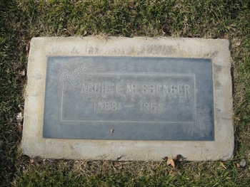 Messenger,   Abbie gravesite