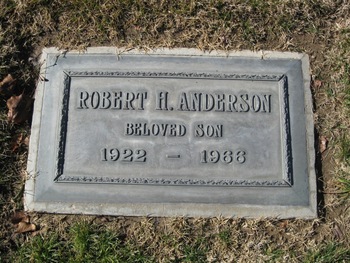 Anderson,   Robert Hamilton gravesite