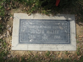 Miller,   Joseph gravesite