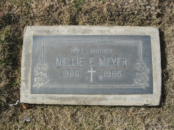 Meyer,   Nellie E. gravesite
