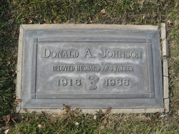 Johnson, Donald A. gravesite
