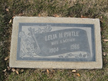Pirtle,   Lelia Hargrove gravesite