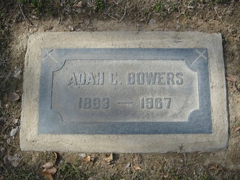 Bowers,   Adah Cecilia gravesite
