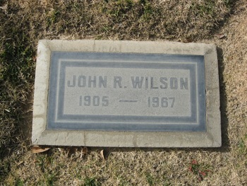 Wilson,   John R. gravesite