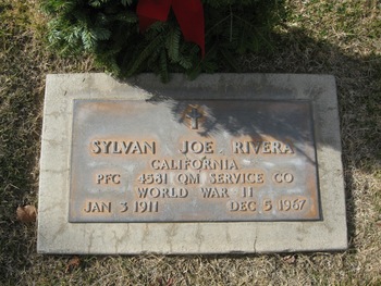 Rivera,   Sylvan Joe gravesite